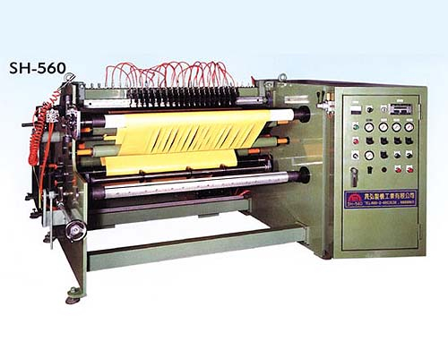TWO SHAFTS  CENTER WINDING SLITTER